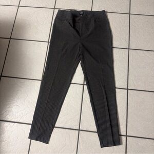 womens soho Black And Gray Checked pants Size XL